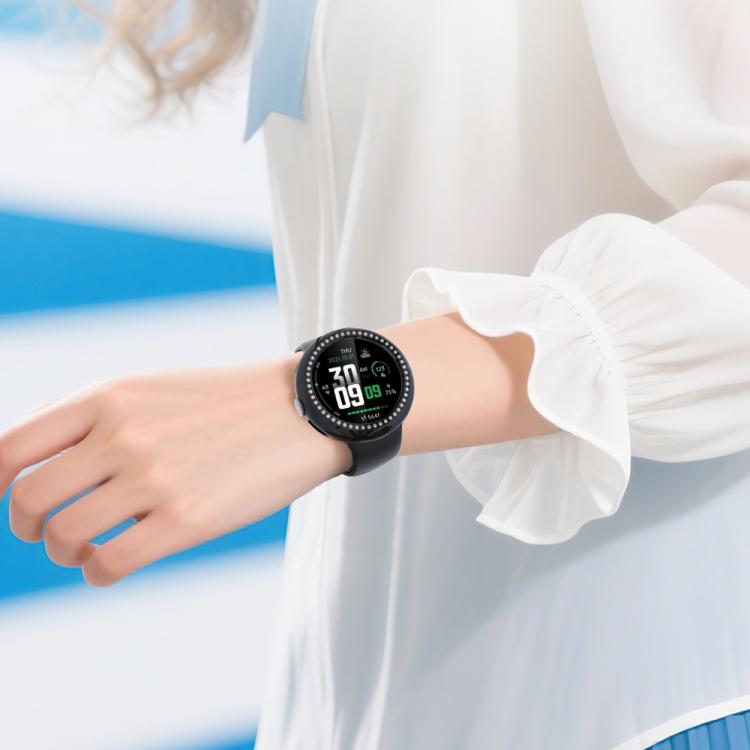xDfind Single Row Diamond Hollow PC Watch Cover, For Google Pixel Watch 4 / 3 / 2 / 1 41mm