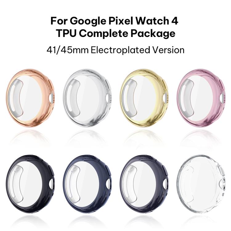 xDfind Tempered Film Integrated TPU Watch Cover, For Google Pixel Watch 4 / 3 / 2 / 1 41mm