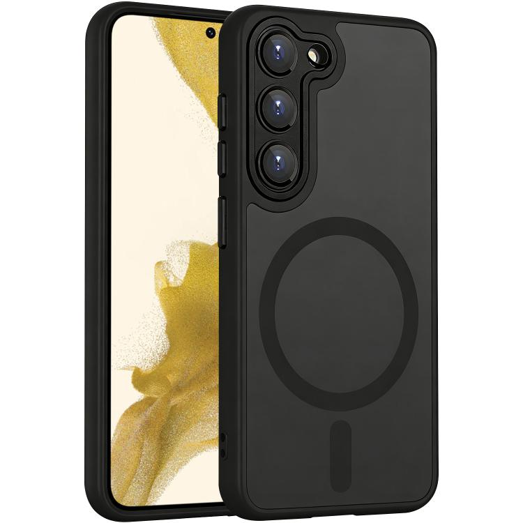 XDcase Skin Feel Magnetic Frosted Phone Case with Lens Film, For Samsung Galaxy S22+ 5G