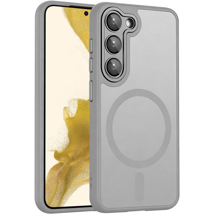 XDcase Skin Feel Magnetic Frosted Phone Case with Lens Film, For Samsung Galaxy S22+ 5G