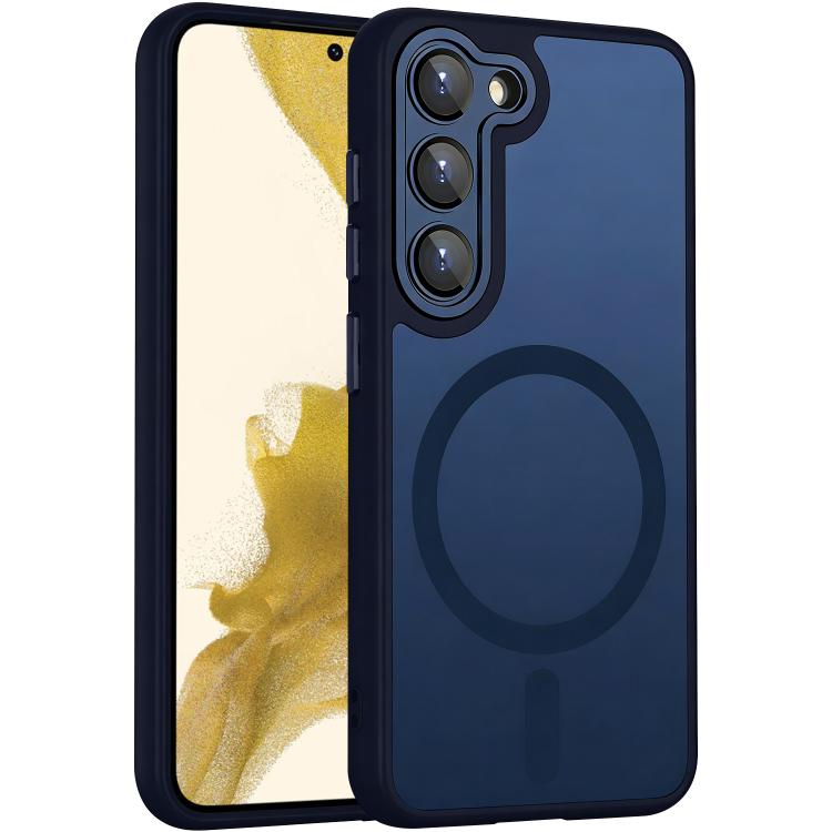 XDcase Skin Feel Magnetic Frosted Phone Case with Lens Film, For Samsung Galaxy S22+ 5G