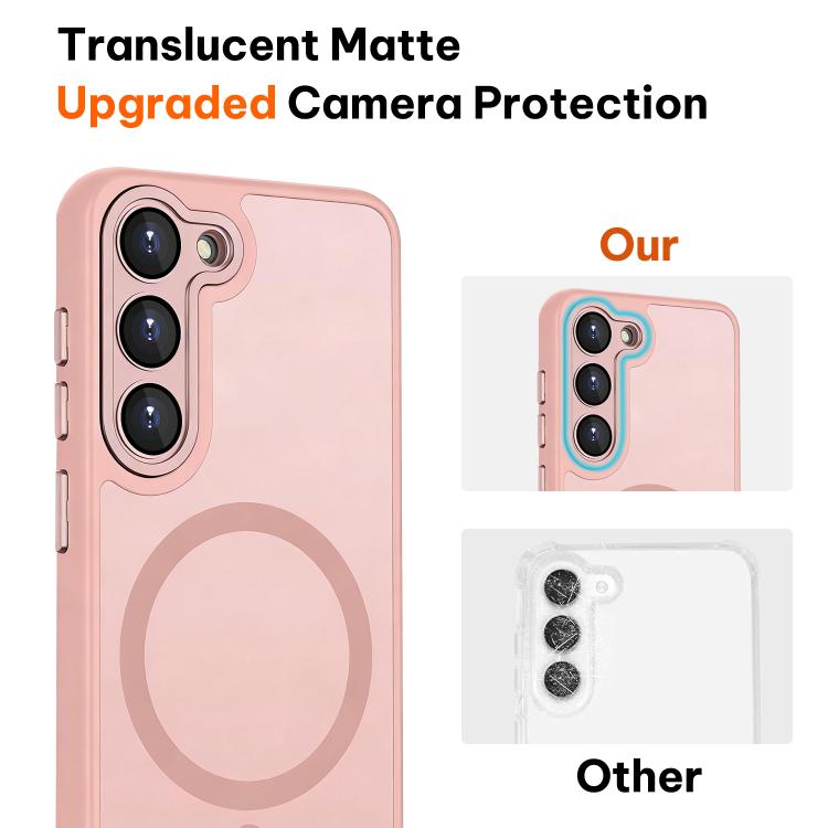 XDcase Skin Feel Magnetic Frosted Phone Case with Lens Film, For Samsung Galaxy S23 5G