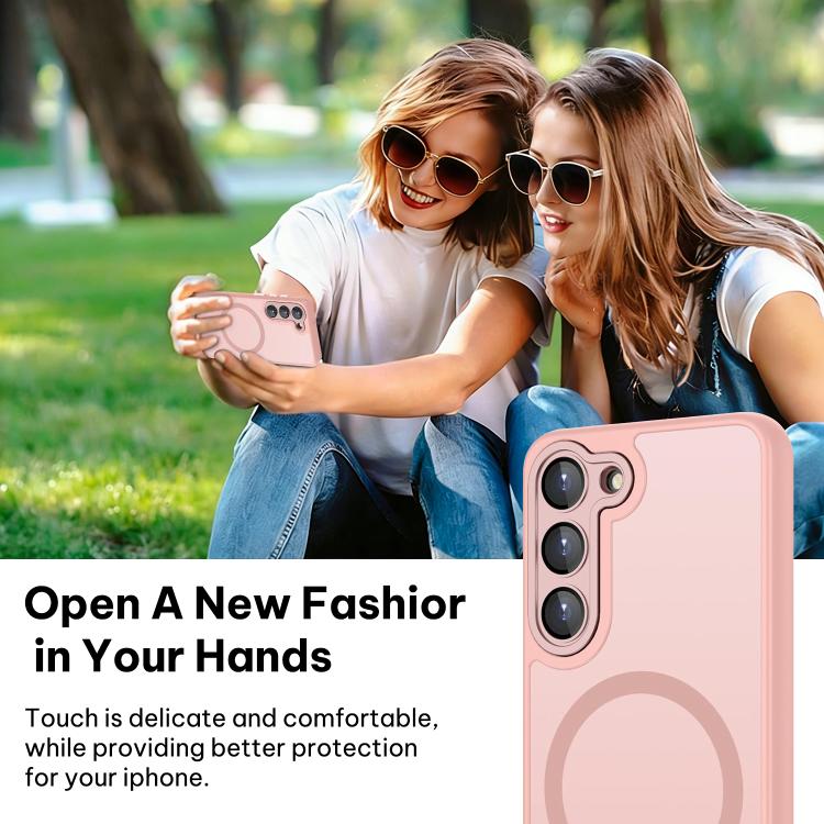 XDcase Skin Feel Magnetic Frosted Phone Case with Lens Film, For Samsung Galaxy S23 5G