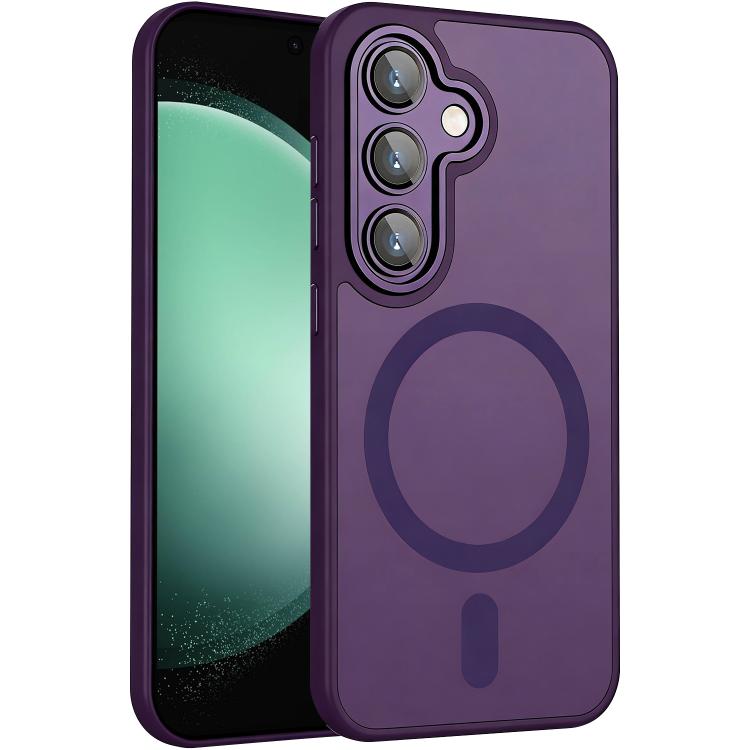 XDcase Skin Feel Magnetic Frosted Phone Case with Lens Film, For Samsung Galaxy S23 FE 5G