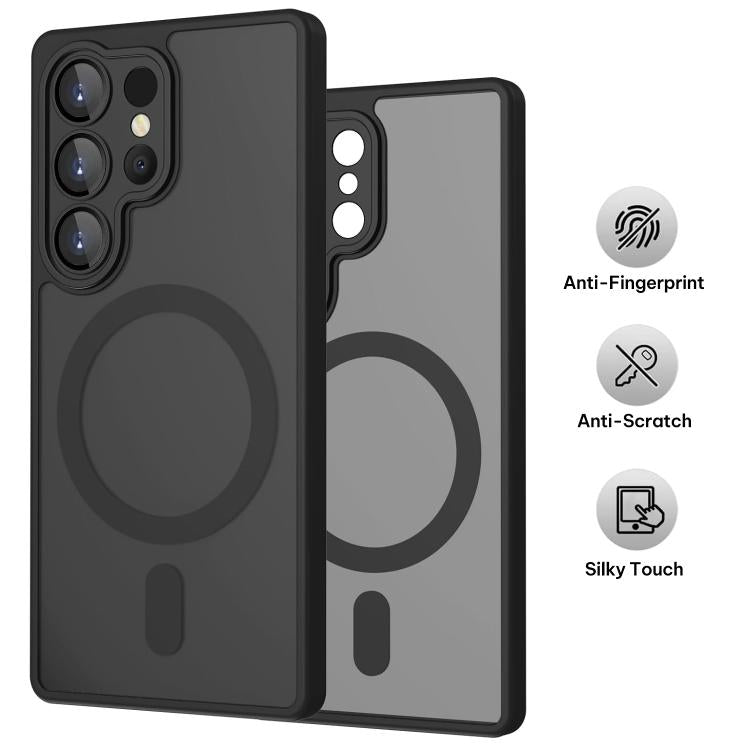 XDcase Skin Feel Magnetic Frosted Phone Case with Lens Film, For Samsung Galaxy S23 Ultra 5G