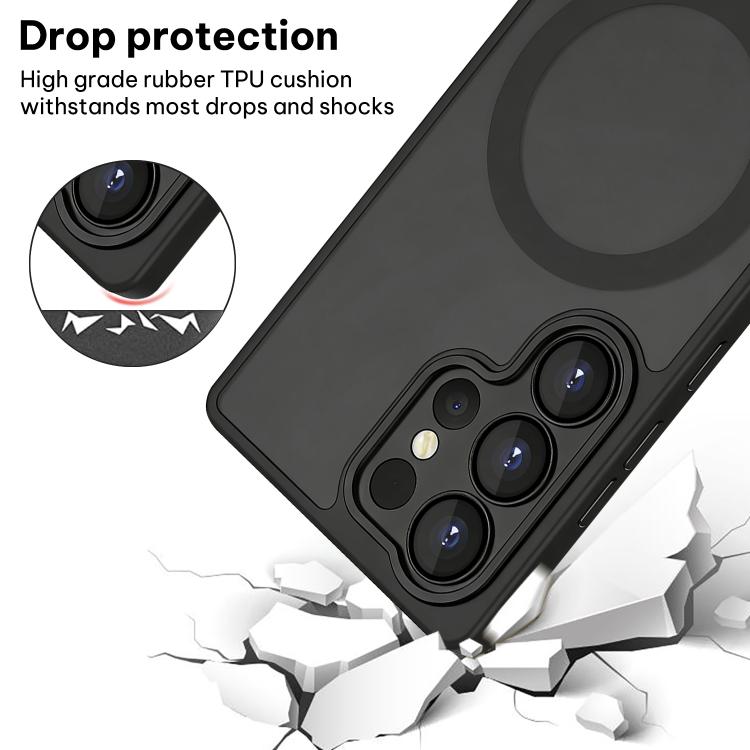 XDcase Skin Feel Magnetic Frosted Phone Case with Lens Film, For Samsung Galaxy S23 Ultra 5G
