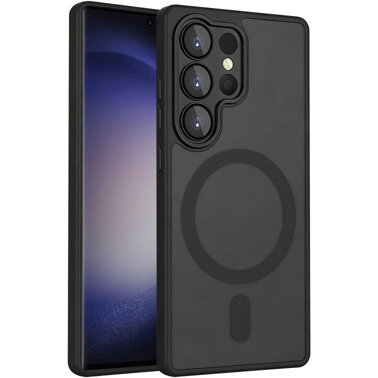 XDcase Skin Feel Magnetic Frosted Phone Case with Lens Film, For Samsung Galaxy S23 Ultra 5G