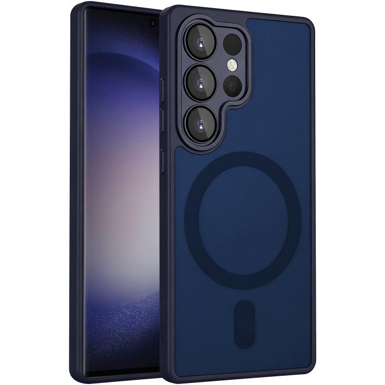 XDcase Skin Feel Magnetic Frosted Phone Case with Lens Film, For Samsung Galaxy S23 Ultra 5G