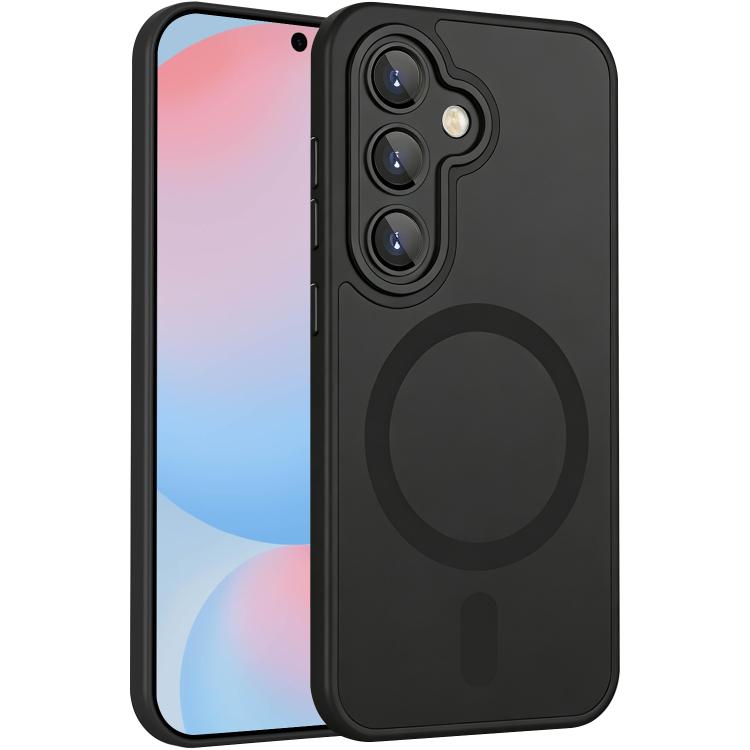 XDcase Skin Feel Magnetic Frosted Phone Case with Lens Film, For Samsung Galaxy S24 FE 5G