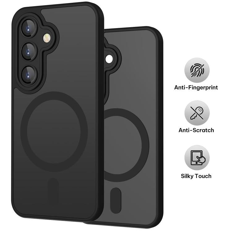 XDcase Skin Feel Magnetic Frosted Phone Case with Lens Film, For Samsung Galaxy S24 FE 5G