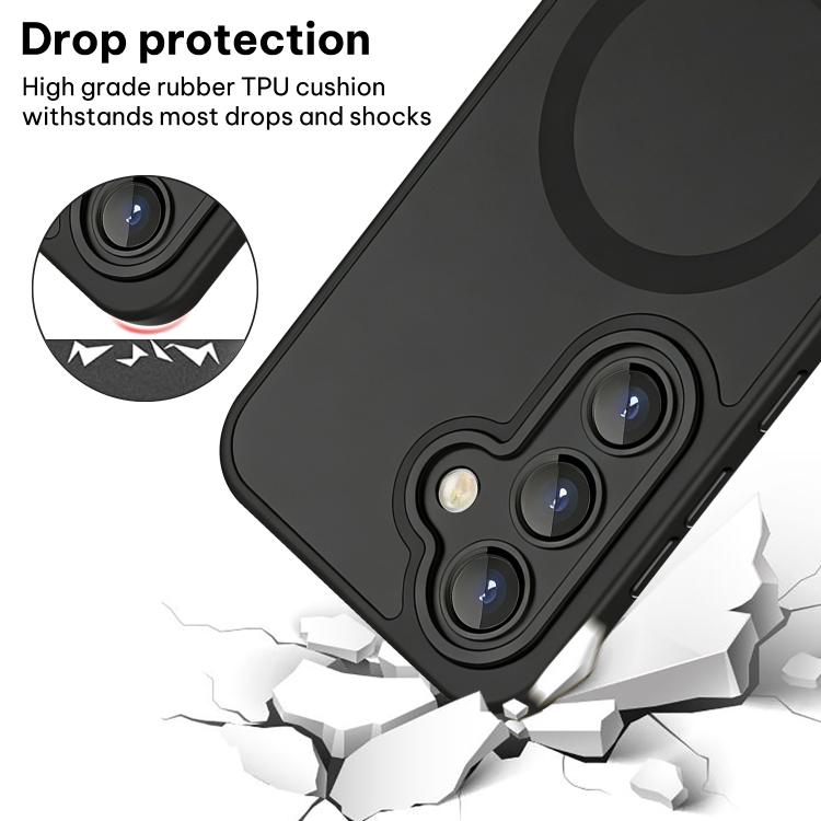 XDcase Skin Feel Magnetic Frosted Phone Case with Lens Film, For Samsung Galaxy S24 FE 5G