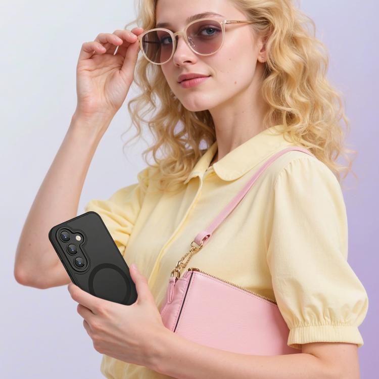 XDcase Skin Feel Magnetic Frosted Phone Case with Lens Film, For Samsung Galaxy S24 FE 5G