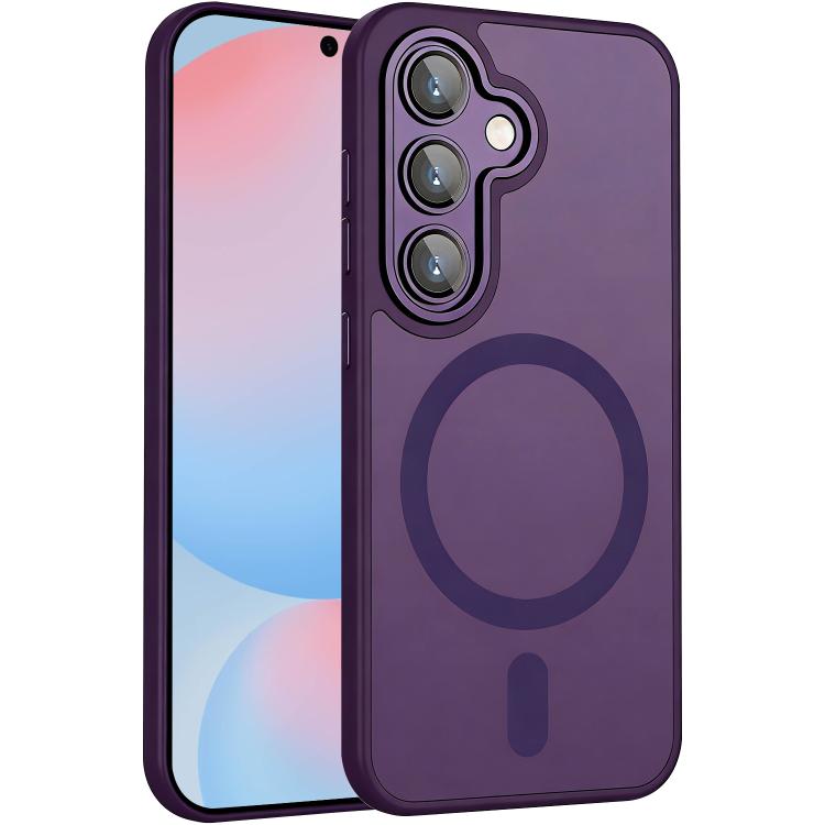 XDcase Skin Feel Magnetic Frosted Phone Case with Lens Film, For Samsung Galaxy S24 FE 5G