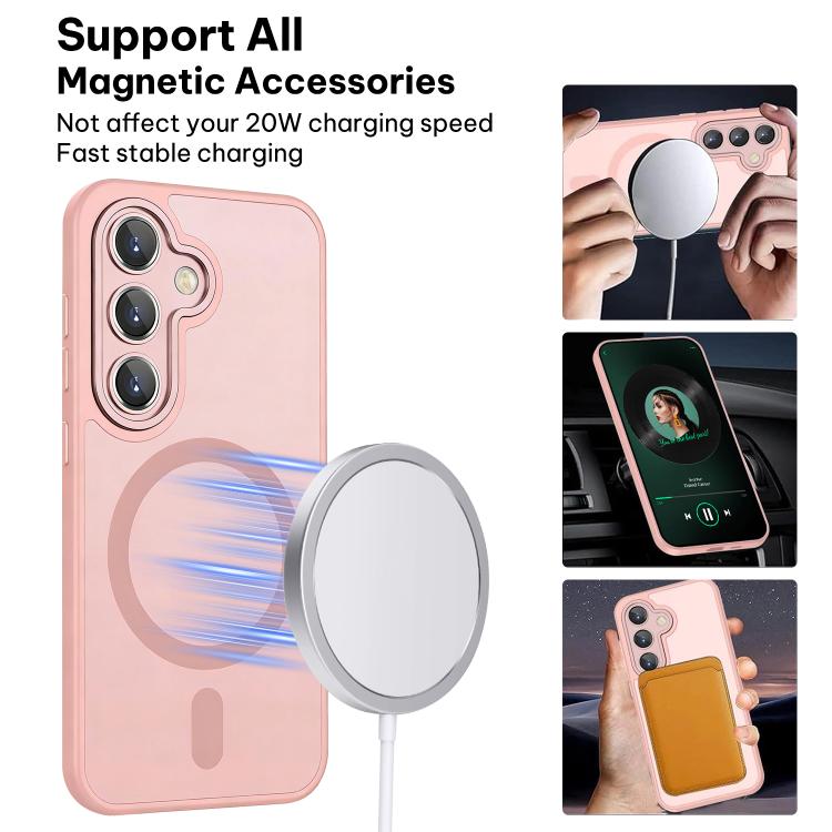 XDcase Skin Feel Magnetic Frosted Phone Case with Lens Film, For Samsung Galaxy S25+ / S24+ 5G