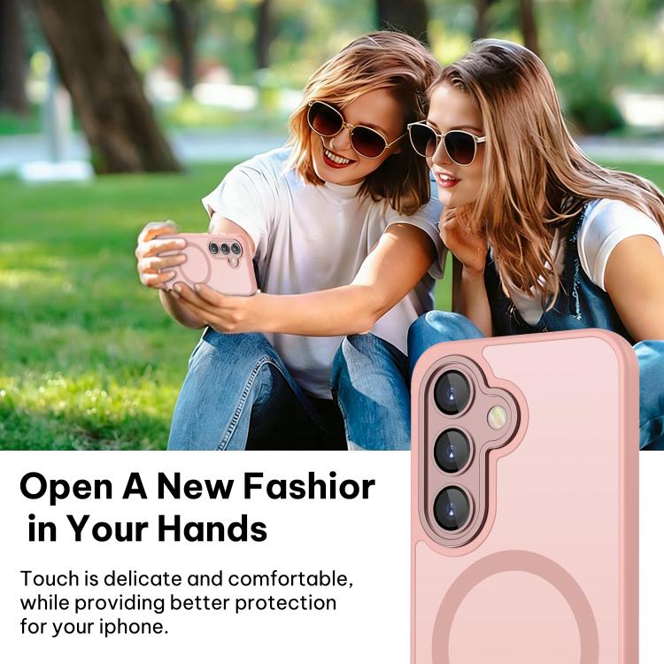 XDcase Skin Feel Magnetic Frosted Phone Case with Lens Film, For Samsung Galaxy S25+ / S24+ 5G