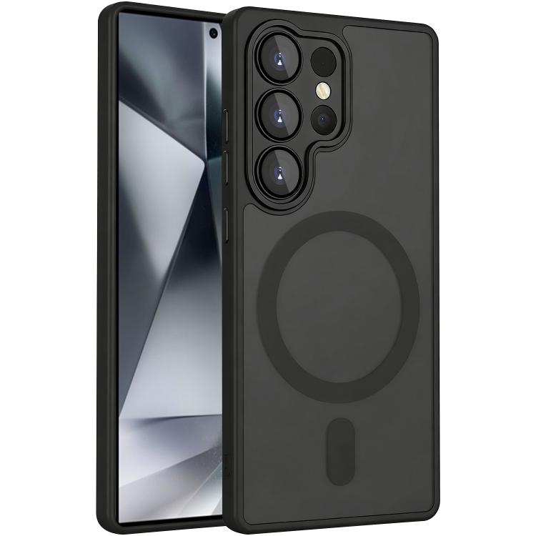 XDcase Skin Feel Magnetic Frosted Phone Case with Lens Film, For Samsung Galaxy S24 Ultra 5G
