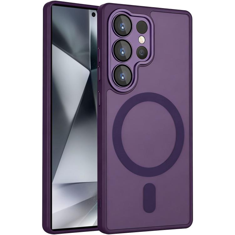 XDcase Skin Feel Magnetic Frosted Phone Case with Lens Film, For Samsung Galaxy S24 Ultra 5G