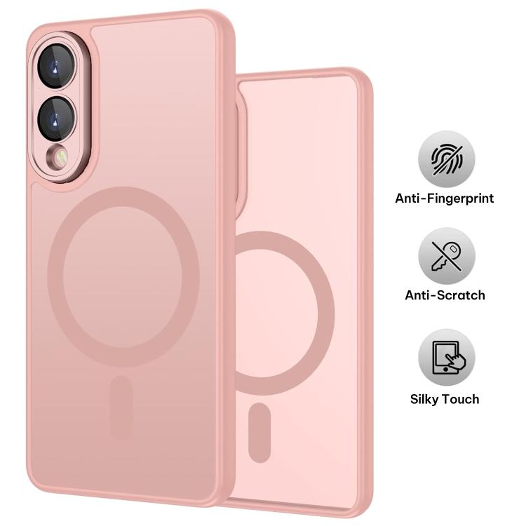 XDcase Skin Feel Magnetic Frosted Phone Case with Lens Film, For Samsung Galaxy S25 Edge 5G