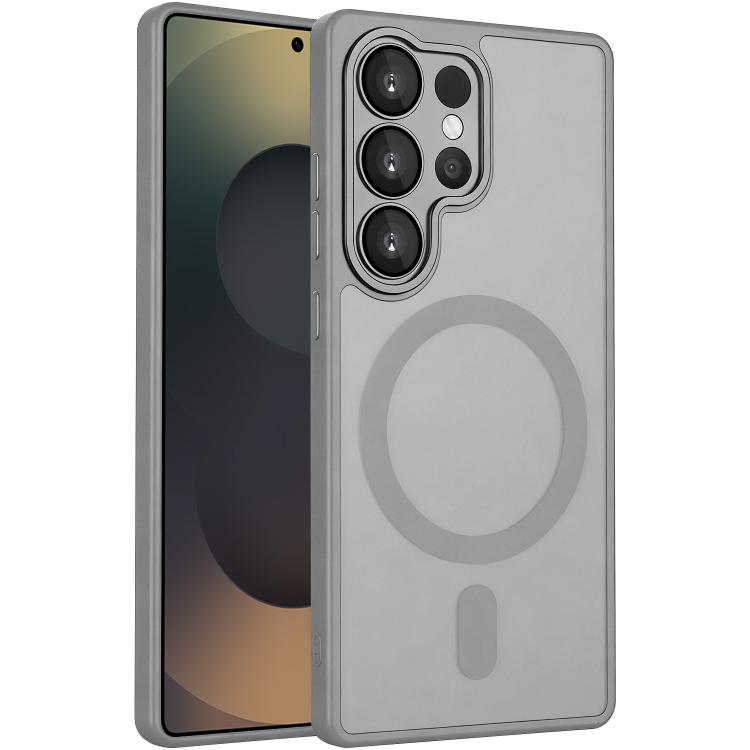 XDcase Skin Feel Magnetic Frosted Phone Case with Lens Film, For Samsung Galaxy S25 Ultra 5G