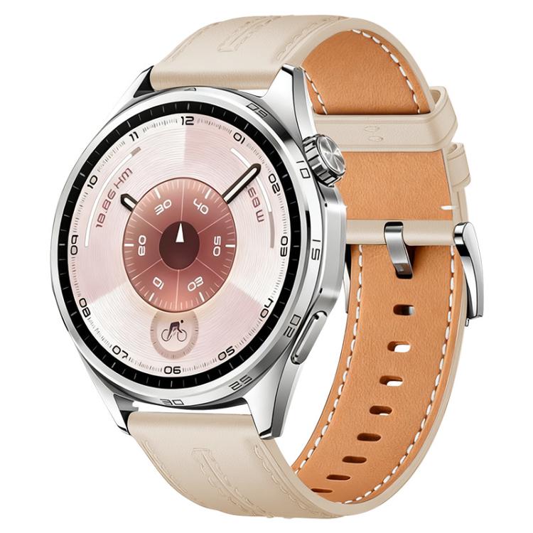 xDfind Composite Cowhide Texture Vegan Leather Watch Band, 18mm For Huawei Watch GT 6 41mm