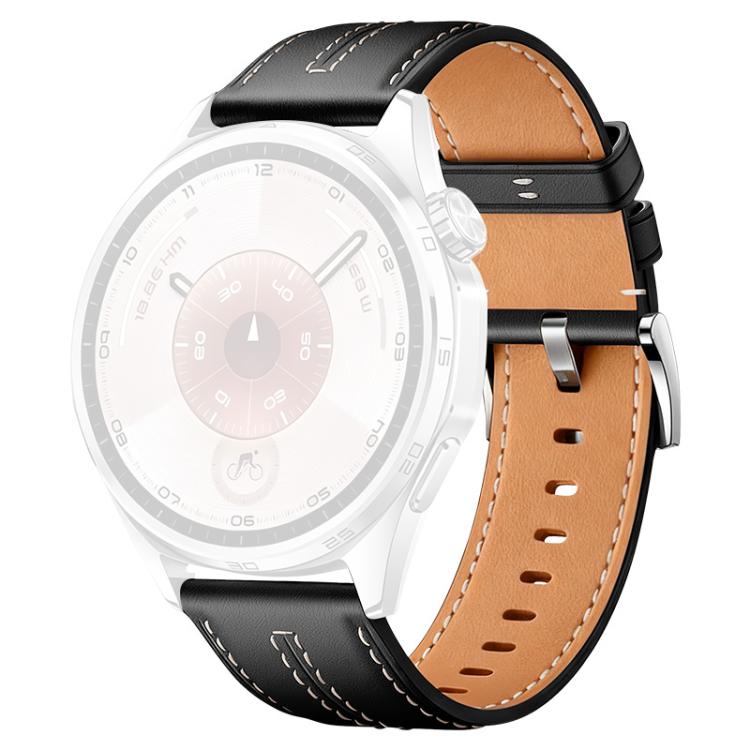 xDfind Composite Cowhide Texture Vegan Leather Watch Band, 20mm