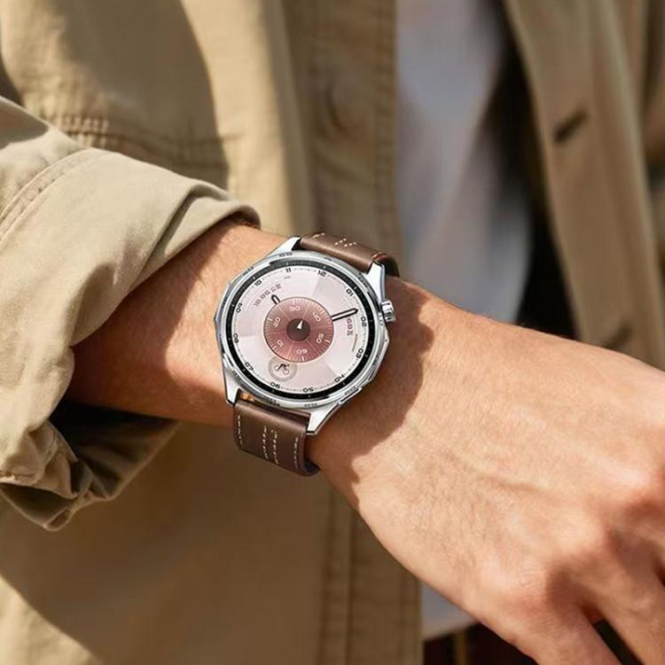 xDfind Composite Cowhide Texture Vegan Leather Watch Band, 18mm For Huawei Watch GT 6 41mm