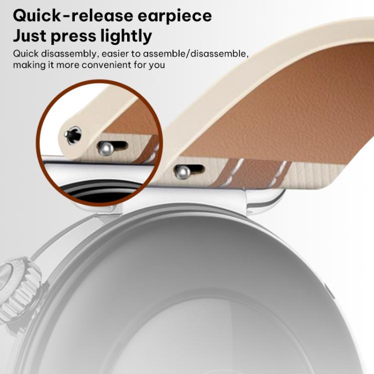 xDfind Composite Vegan Leather Watch Band, 22mm