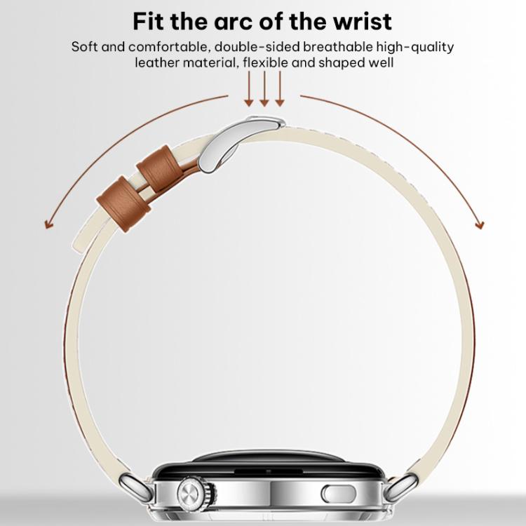 xDfind Composite Vegan Leather Watch Band, 18mm For Huawei Watch GT 6 41mm