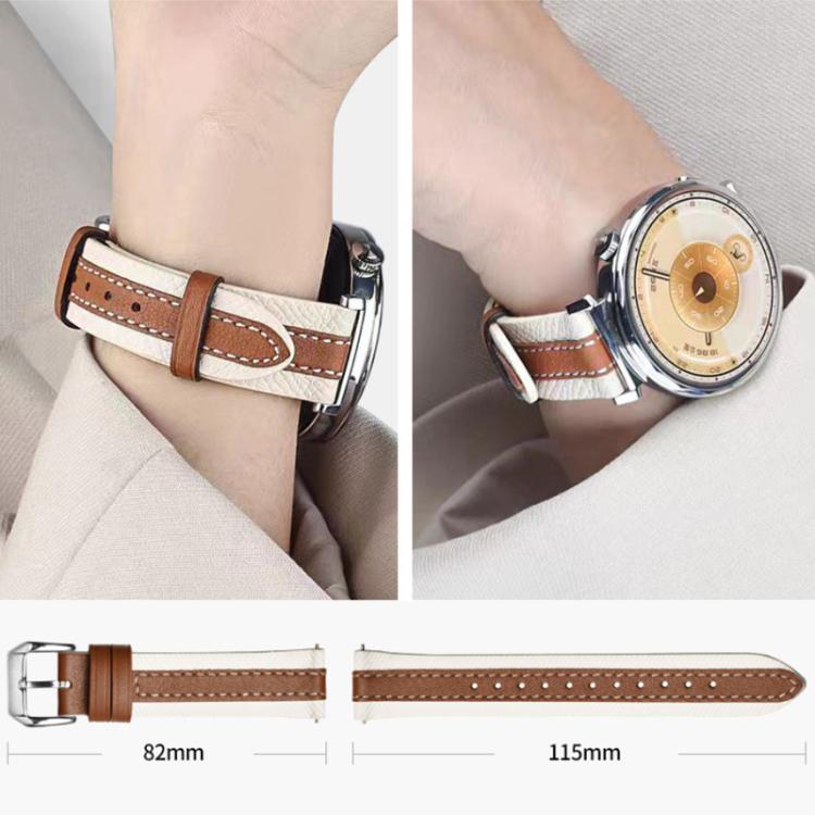 xDfind Composite Vegan Leather Watch Band, 22mm