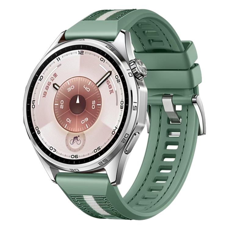 xDfind Braid Nylon Hybrid Silicone Watch Band, For Huawei Watch GT 6 / 5 / 4 / 3 46mm