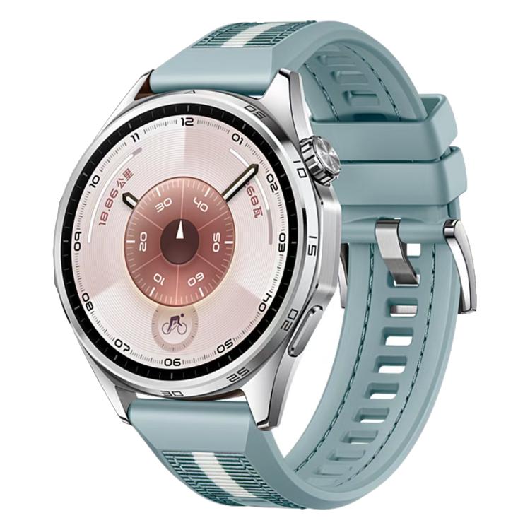 xDfind Braid Nylon Hybrid Silicone Watch Band, For Huawei Watch GT 6 / 5 / 4 / 3 46mm