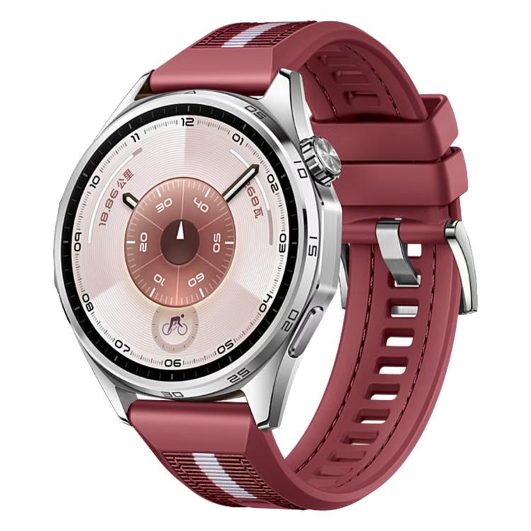 xDfind Braid Nylon Hybrid Silicone Watch Band, For Huawei Watch GT 6 / 5 / 4 / 3 46mm