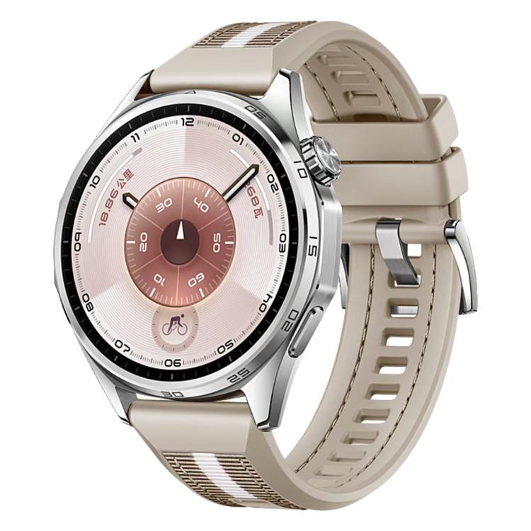 xDfind Braid Nylon Hybrid Silicone Watch Band, For Huawei Watch GT 6 / 5 / 4 / 3 46mm