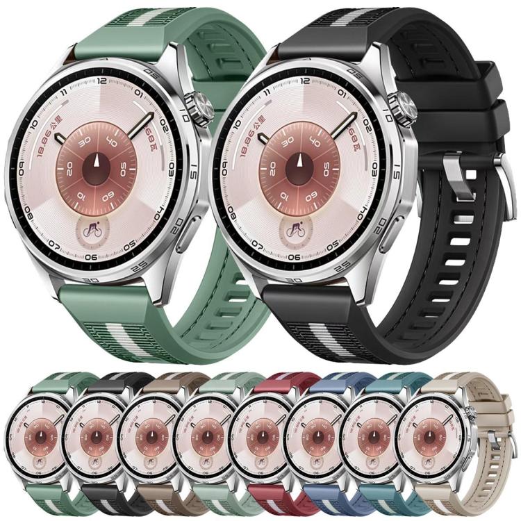 xDfind Braid Nylon Hybrid Silicone Watch Band, For Huawei Watch GT 6 / 5 / 4 / 3 46mm