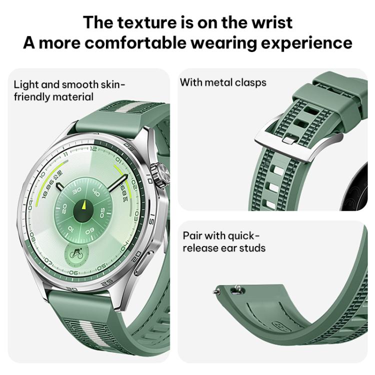 xDfind Braid Nylon Hybrid Silicone Watch Band, For Huawei Watch GT 6 / 5 / 4 / 3 46mm