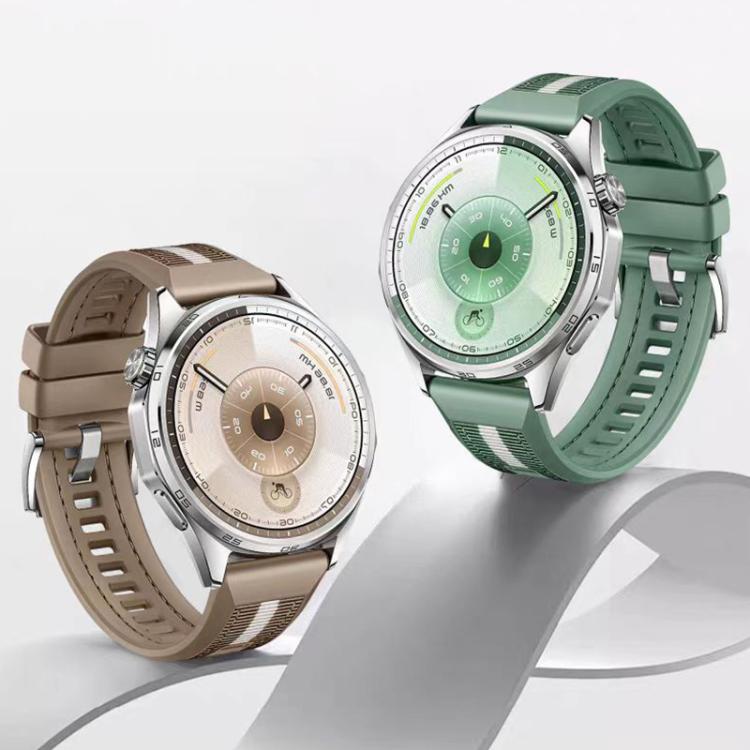 xDfind Braid Nylon Hybrid Silicone Watch Band, For Huawei Watch GT 6 / 5 / 4 / 3 46mm