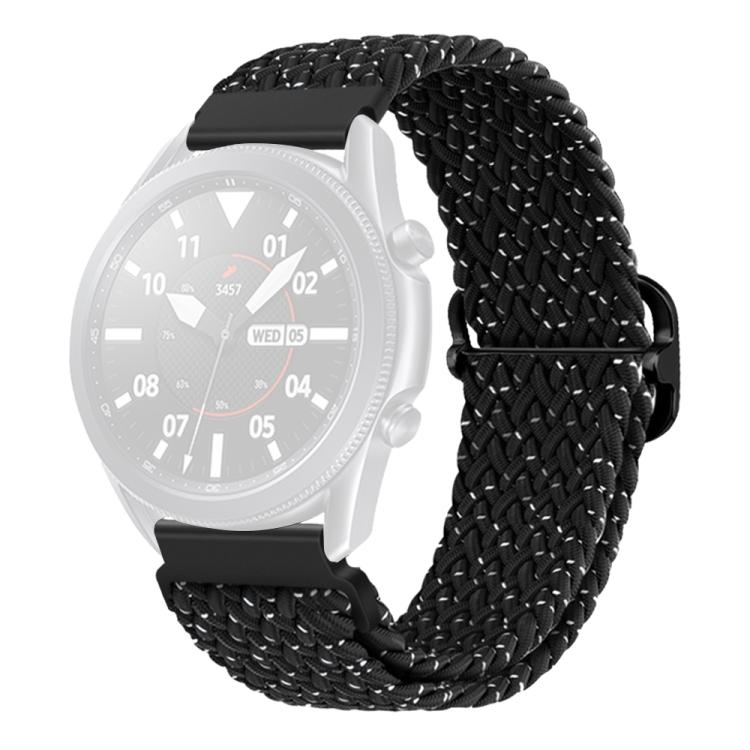 xDfind Sliding Buckle Nylon Braided Watch Band, 20mm
