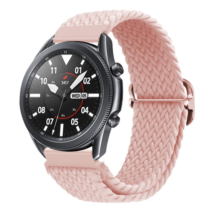 xDfind Sliding Buckle Nylon Braided Watch Band, 20mm