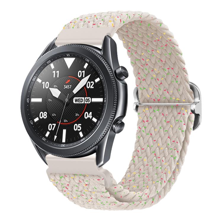 xDfind Sliding Buckle Nylon Braided Watch Band, 20mm