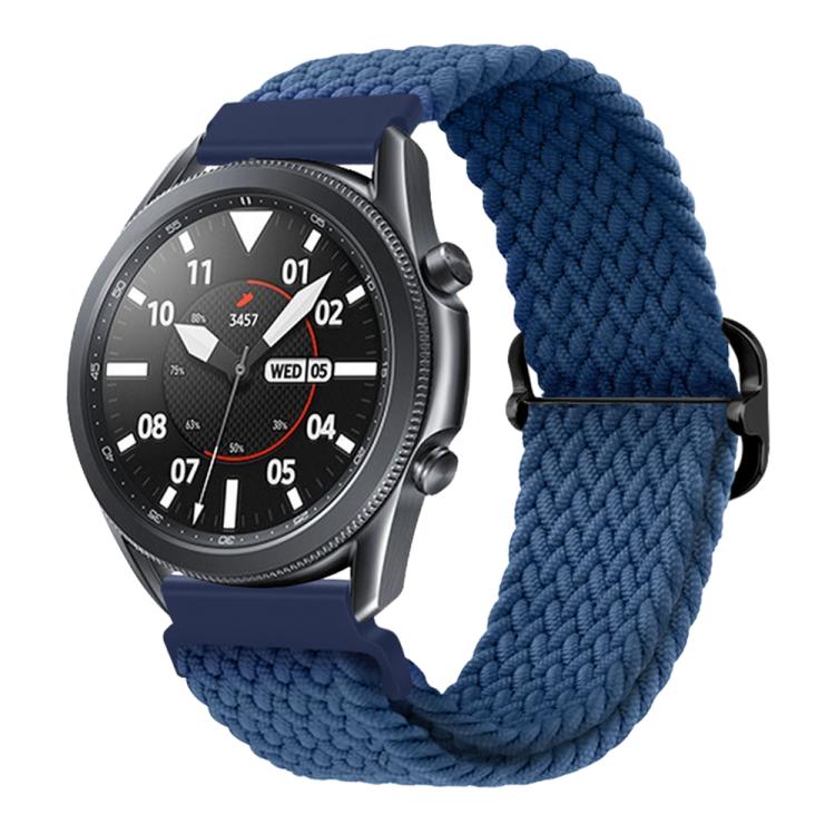 xDfind Sliding Buckle Nylon Braided Watch Band, 22mm