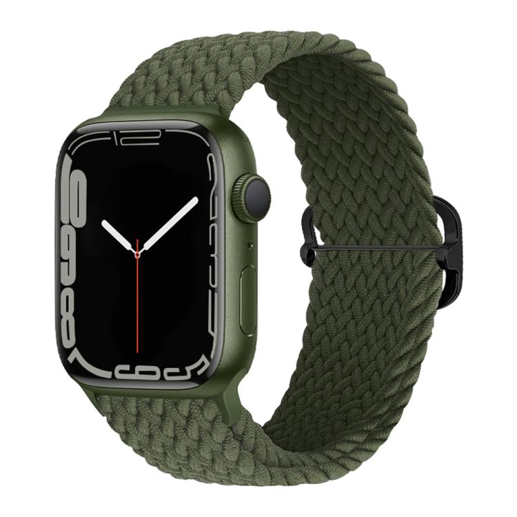 xDfind Sliding Buckle Nylon Braided Watch Band, For Apple Watch 42 / 44 / 45 / 46 / 49mm