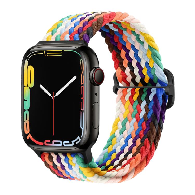 xDfind Sliding Buckle Nylon Braided Watch Band, For Apple Watch 42 / 44 / 45 / 46 / 49mm