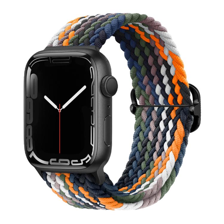 xDfind Sliding Buckle Nylon Braided Watch Band, For Apple Watch 42 / 44 / 45 / 46 / 49mm