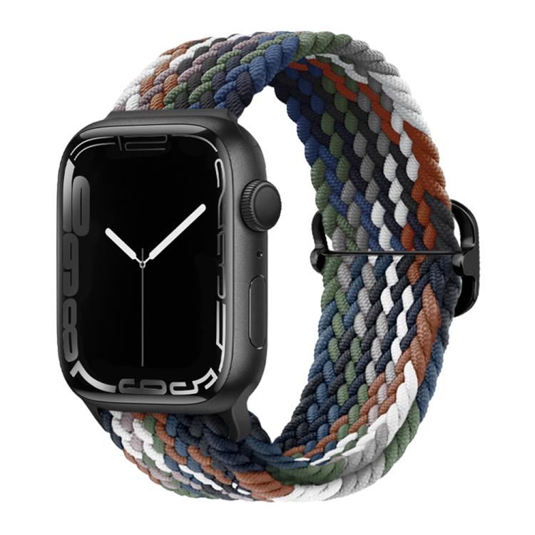 xDfind Sliding Buckle Nylon Braided Watch Band, For Apple Watch 42 / 44 / 45 / 46 / 49mm