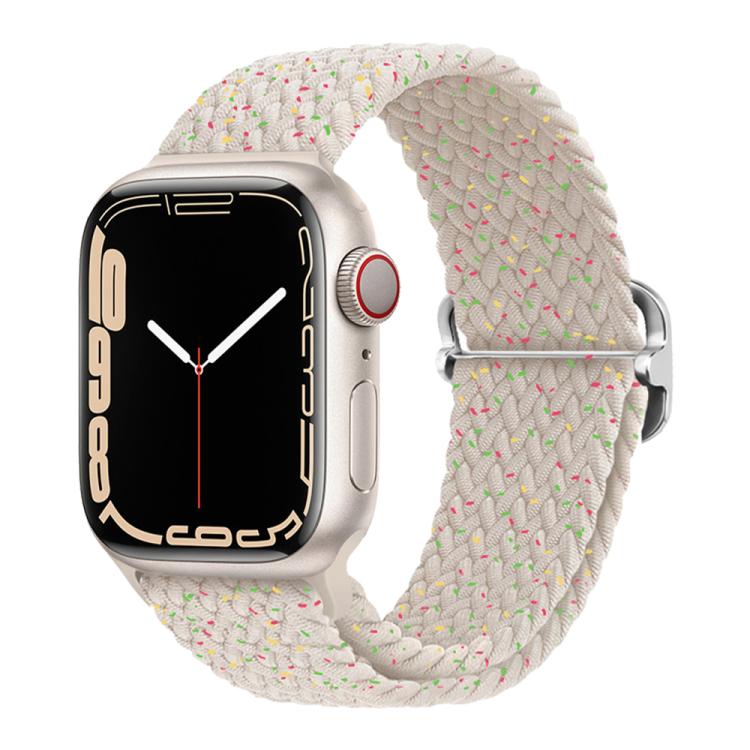 xDfind Sliding Buckle Nylon Braided Watch Band, For Apple Watch 42 / 44 / 45 / 46 / 49mm