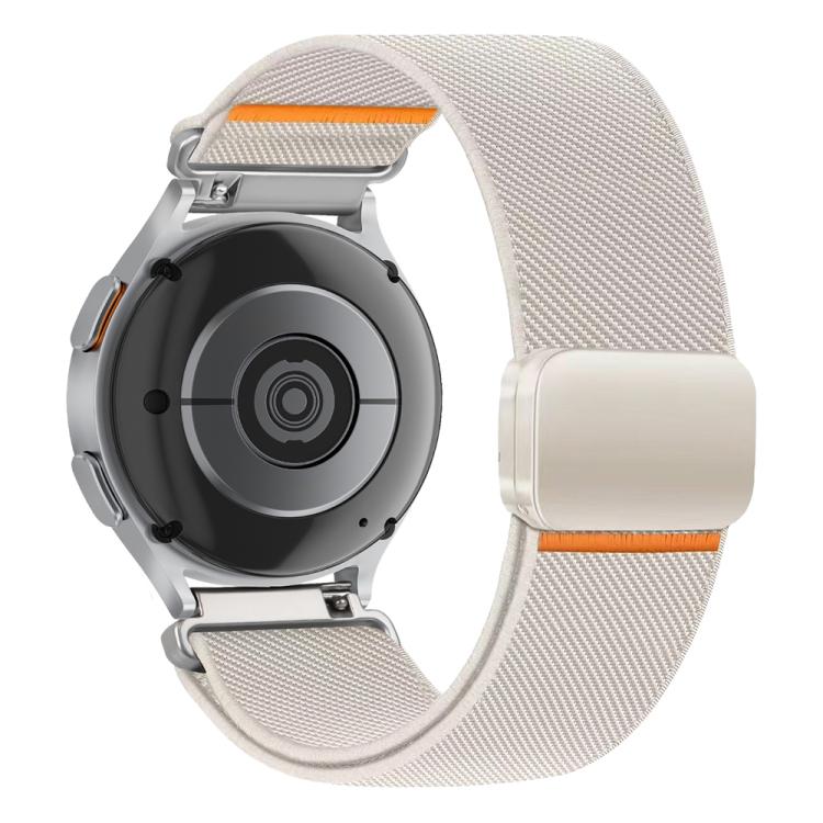 xDfind Flat-head  Elastic Nylon Magnetic Buckle Watch Band, 20mm