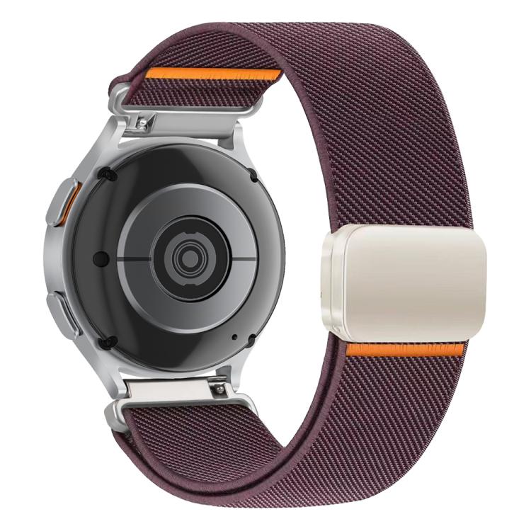 xDfind Flat-head  Elastic Nylon Magnetic Buckle Watch Band, 20mm