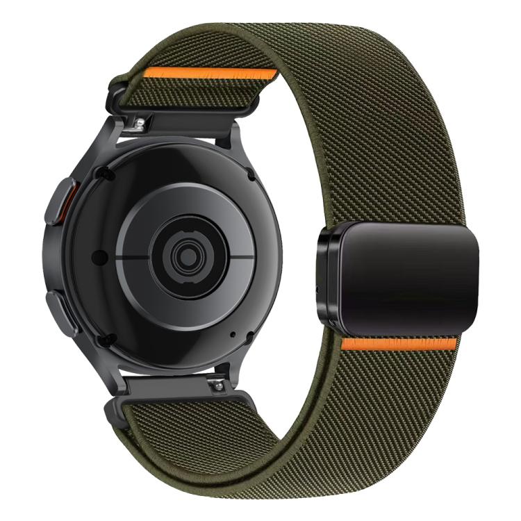 xDfind Flat-head  Elastic Nylon Magnetic Buckle Watch Band, 22mm