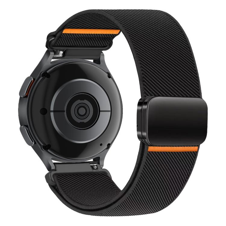 xDfind Flat-head  Elastic Nylon Magnetic Buckle Watch Band, 22mm