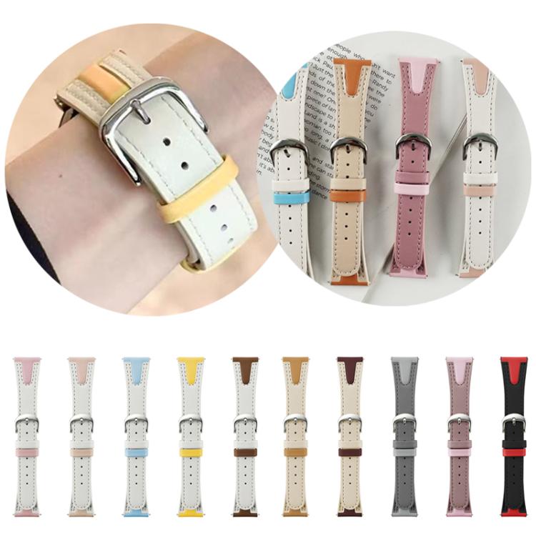 xDfind Flat-head Jelly Vegan Leather Watch Band, 22mm